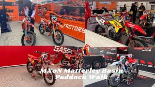 MXoN Matterley Basin Paddock Walk mxgp [upl. by Warrin]