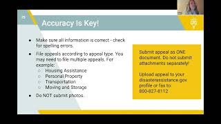 How do I submit an appeal  FEMA Application amp Appeals Workshop FAQ [upl. by Ssepmet]