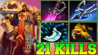 21 Kills Omni  OmniKnight Dota 2 Offlane Carry 735 Meta With 22 Kils Guide Gameplay [upl. by Anallij273]