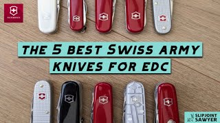 The 5 Best Victorinox Swiss Army Knives For Lightweight Urban EDC [upl. by Yonah]