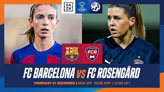 FC Barcelona vs FC Rosengård  UEFA Womens Champions League 202324 Matchday 4 Full Match [upl. by Yancy]