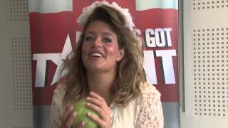 Britains Got Talent 2014 final Lettice Rowbotham interview [upl. by Spears]