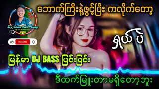 ဘောက်ကြီးနဲ့ဖွင့် ကလိုက် မြန်မာDJ BASS ပြင်းပြင်းလေး  DJ Than Tun Aung Music Production ✔ [upl. by Congdon]