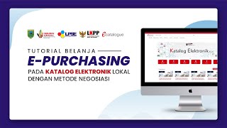 Tutorial Belanja EPurchasing pada Katalog Elektronik Lokal dengan Metode Negosiasi [upl. by Philemon]