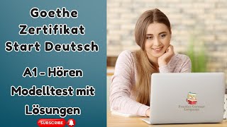 Listening Practice for Goethe A1 Real Exam Questions amp Solutions  Goethe Zertifikat 2024 [upl. by Gannon466]