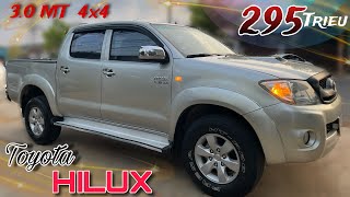 Toyota Hilux 2011 bán tải nhập Thái máy dầu hai cầu lh 0974059090 Thanh Huyen Gia Lai  ĐÃ BÁN [upl. by Ellezig]