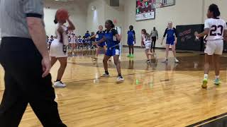 McGees Xroads Middle Basketball Girls team for the win 121123 [upl. by Analiese]