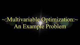 Lecture 32  Multivariable Unconstrained Optimization  Relative extreme point and its nature [upl. by Camm]