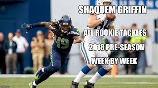 Shaquem Griffin 49  2018 PreSeason Highlights ALL Tackles  One Handed Player [upl. by Chevalier14]