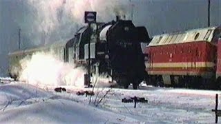 DR  1993 Winterzauber in Rauenstein mit 65 1049 und 58 1111 [upl. by Zia732]