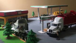 Pemex gas station Diorama kenworth trailer 164 [upl. by Tandi]