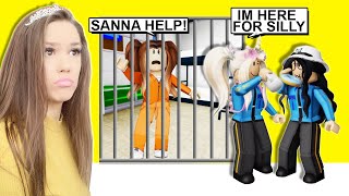 MY BEST FRIEND HAD TO BREAK ME OUT OF PRISON in BROOKHAVEN with IAMSANNA Roblox Roleplay [upl. by Nelon]