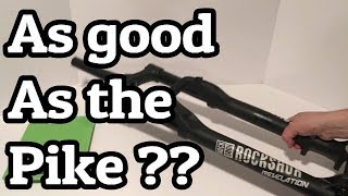 New 2018 Rockshox Revelation RC Review Weight and Close Look [upl. by Llenoj]