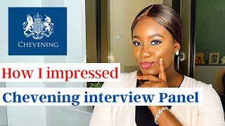 MY CHEVENING INTERVIEW QUESTIONS AND HOW I ANSWERED HOW TO PASS THE CHEVENING INTERVIEW WITH EASE [upl. by Vittoria]