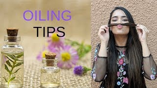 How To Apply Hair Oil Properly  Steps To A Hair Oil Massage [upl. by Edrei]