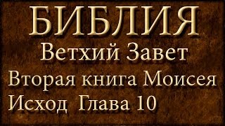 БиблияВетхий заветВторая книга Моисея ИсходГлава 10 [upl. by Olsen]