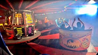 Scott Kayes Jnr  Waltzer  Stratford Upon Avon Mop Fair 2023 Onride [upl. by Trebo]