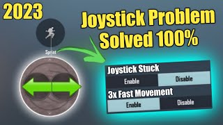 Joystick Stuck Problem Solved 100  3x Fast Movement  tips and tricks for Pubg MobileBGMI [upl. by Neelrad]