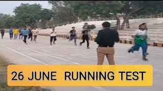 26 JUNE RUNNING TEST Saeedabad Police Training Center Karachi Sindh Police Physical Test [upl. by Rotciv701]