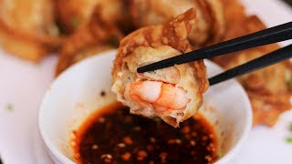 THE SECRET TO CRUNCHY FRIED WONTONS REVEALED Crispy Fried Wonton Recipe [upl. by Avik903]