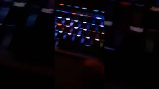 tecware phantom 87 key mechanical keyboard rgb led outemu red switch [upl. by Aeslek877]