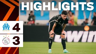 Highlights Olympique Marseille  Ajax  UEFA Europa League [upl. by Laehcimaj]