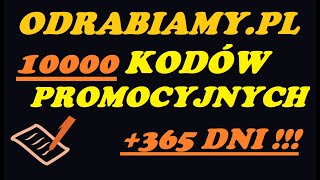 Odrabiamypl Darmowe Kody 365 dni UPDATED 02022024 [upl. by Eden]