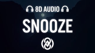 SZA  Snooze Lyrics  8D Audio 🎧 [upl. by Htebazileyram561]