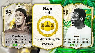 UNLIMITED 87 ICON PLAYER PICKS 😱 FC 24 Ultimate Team [upl. by Gatias796]