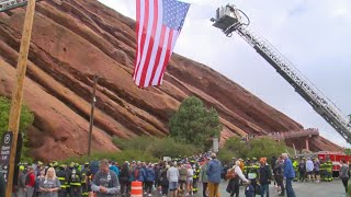 911 firefighters honored in memorial stair climbs around Denver [upl. by Yoj]