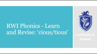 RWI Phonics Powerpoint quottiousciousquot [upl. by Natye991]