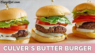 How to Make a Hamburger Just like Culvers Butter Burgers [upl. by Cohbert]