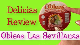 Obleas Las Sevillanas Delicias Review [upl. by Suixela448]