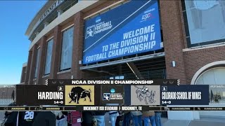 2023 NCAA Div II FB Championship  Harding vs Colorado School of Mines [upl. by Ahsinyar]