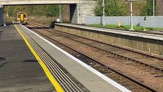 class 158715 leaving Dingwall to kyle of lochalsh [upl. by Adihsaar]