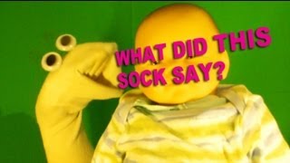 What does the Sock Say Parody of Annoying Orange  The Sock The Fox By Ylvis Parody [upl. by Rose84]