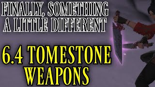 Tomestone Weapons FFXIV Patch 64 [upl. by Laerdna]