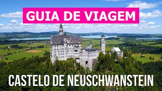 Castelo de Neuschwanstein em 4k Alemanha Baviera para visitar [upl. by Ide]