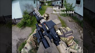 HPA Novritsch SSR4 with Polar Star Kythera Battlefield like Airsoft on Area49 Germany [upl. by Seuqramed811]