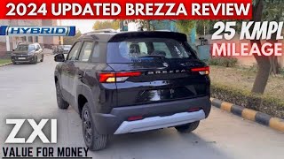 New Updated Maruti Brezza zxi 2024 Detailed Review  brezza zxi 2024 mileage price  brezza 2023 zxi [upl. by Pegma]