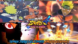 All Naruto Uzumaki Ultimate Jutsu Naruto Shippuden Ulitmate Ninja Storm 4 Road To Boruto [upl. by Alletniuq]