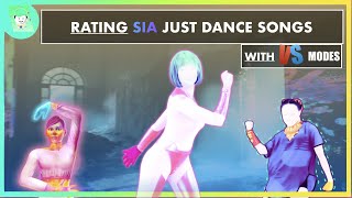 RATING SIA SONGS IN JUST DANCE BATTLE MODES INCLUDED [upl. by Andy]