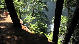 Bridge Jumping Ropeswinging and Cliff Jumping in Maine [upl. by Anuala51]