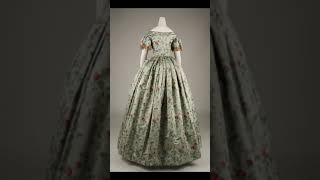 1850s dress 👗  19th century clothing  vintage aesthetic  1800s history shorts fashion [upl. by Carlynne]