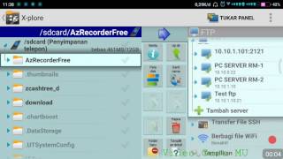 Setting Filezilla Server Windows VS XPlore Android Untuk Client nya part2 [upl. by Anerehs]