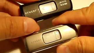 Sandisk Cruzer Micro amp Titanium USB Flash Drive Review [upl. by Attayek]