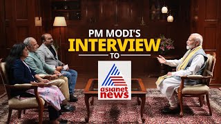 LIVE  PM Modis interview to Asianet News [upl. by Ellan]