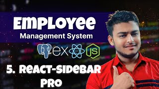 5 React Sidebar Pro amp Context Api react webdevelopment [upl. by Yttel]