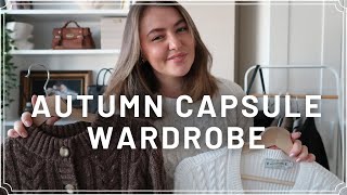 ULTIMATE AUTUMN CAPSULE WARDROBE 2024  ESSENTIAL WARDROBE PIECES  PetiteElliee [upl. by Atires]