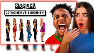 Rose Reacts to 20 WOMEN VS 1 SIDEMEN SPEED EDITION [upl. by Patterson808]